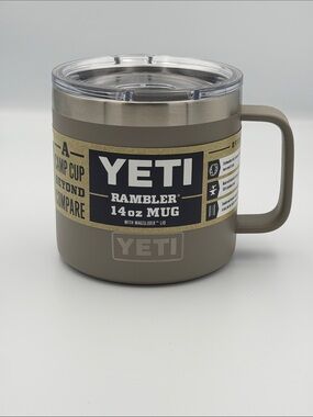 Yeti Rambler 14oz Mug in Sharptail Taupe NWT